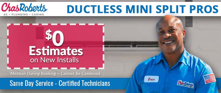 bapchule ductless mini splits Chas Roberts Air Conditioning & Plumbing